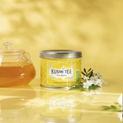 KUSMI TEA Thé vert en vrac Jasmin bio 90G