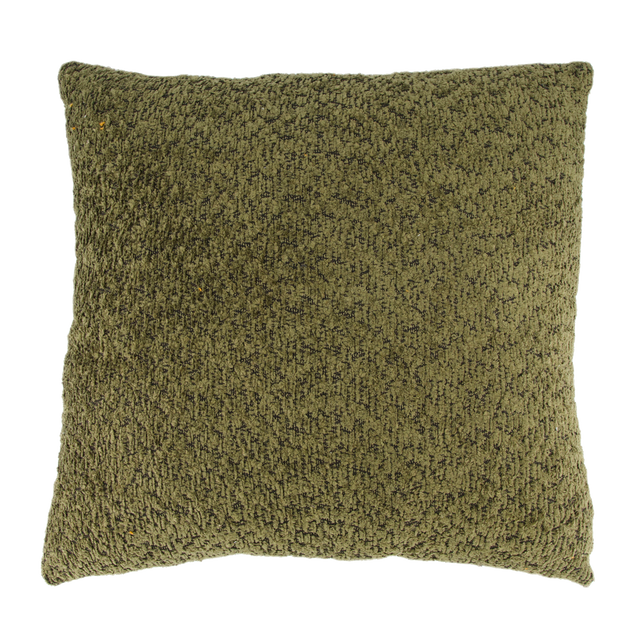 Coussin GAÏA coloris vert mousse 45 x 45 cm
