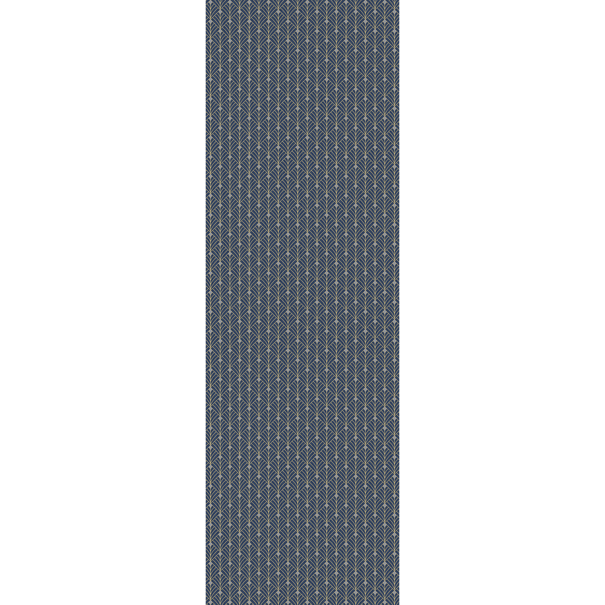 CASELIO Papier peint intissé Carolyn Bleu nuit et doré