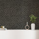 Papier peint intissé Zibra Brun