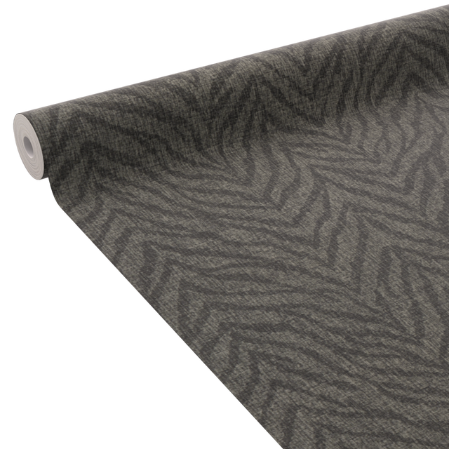 Papier peint intissé ZIBRA coloris brun