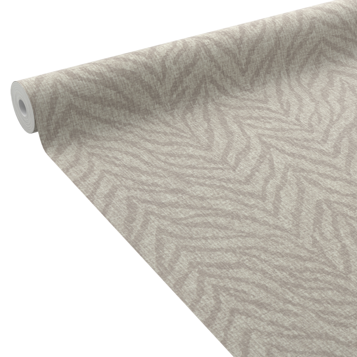 Papier peint intissé Zibra Taupe