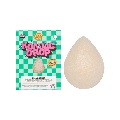 RADISH GANG Éponge Konjac drop pure Vert