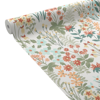 Papier peint intissé Thaly Multicolore