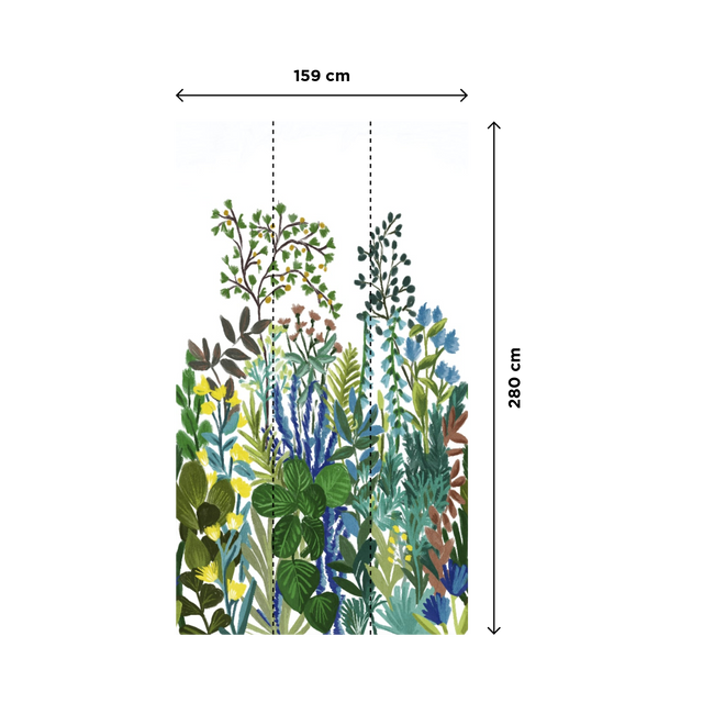 4MURS Papier peint panoramique L ACANTHE 159 x 280 cm