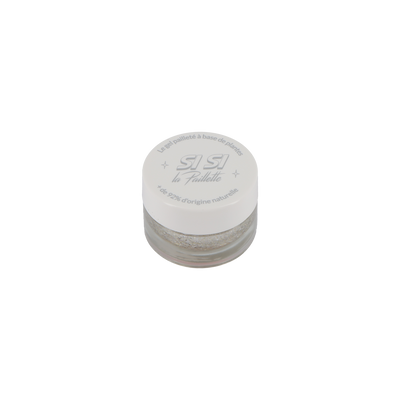 SI SI LA PAILLETTE Paillettes cosmétiques Gel runway Argent 10ML