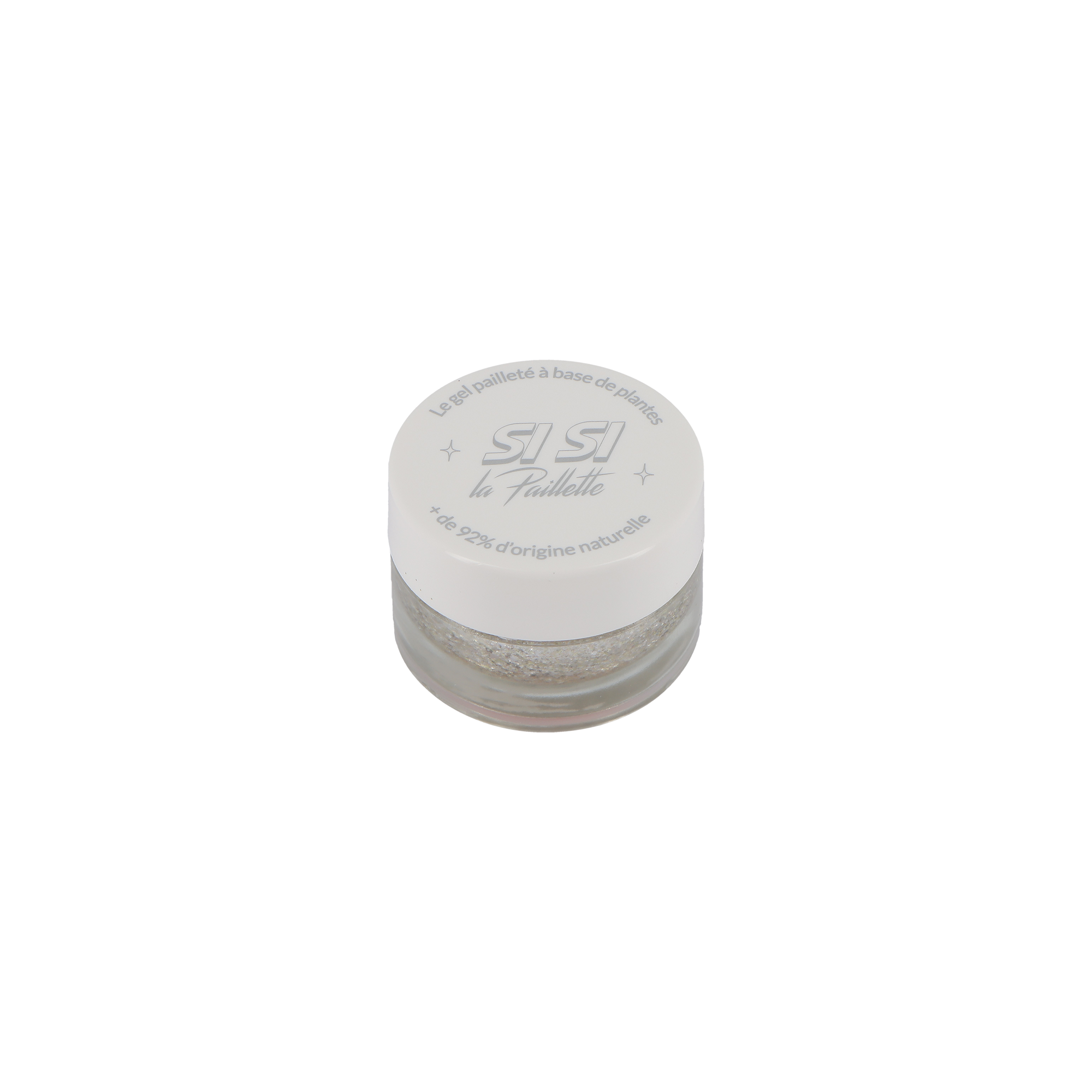 SI SI LA PAILLETTE Paillettes cosmétiques Gel runway Argent 10ML
