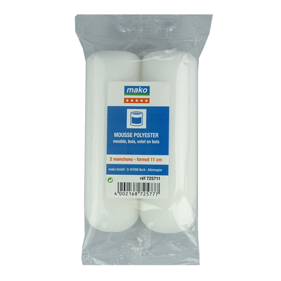 2 manchons mousse 11 cm