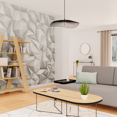 Papier peint panoramique L Storm Gris