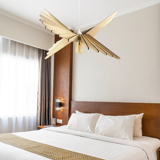 ATELIER LOUPIOTE Suspension ALBATROS bouleau 54 x 100 cm diamètre 100 cm