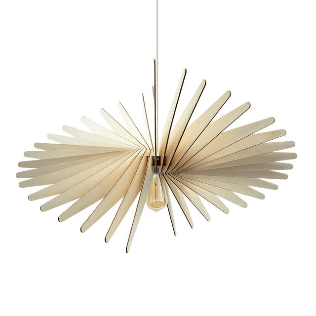 ATELIER LOUPIOTE Suspension ALBATROS bouleau 54 x 100 cm diamètre 100 cm
