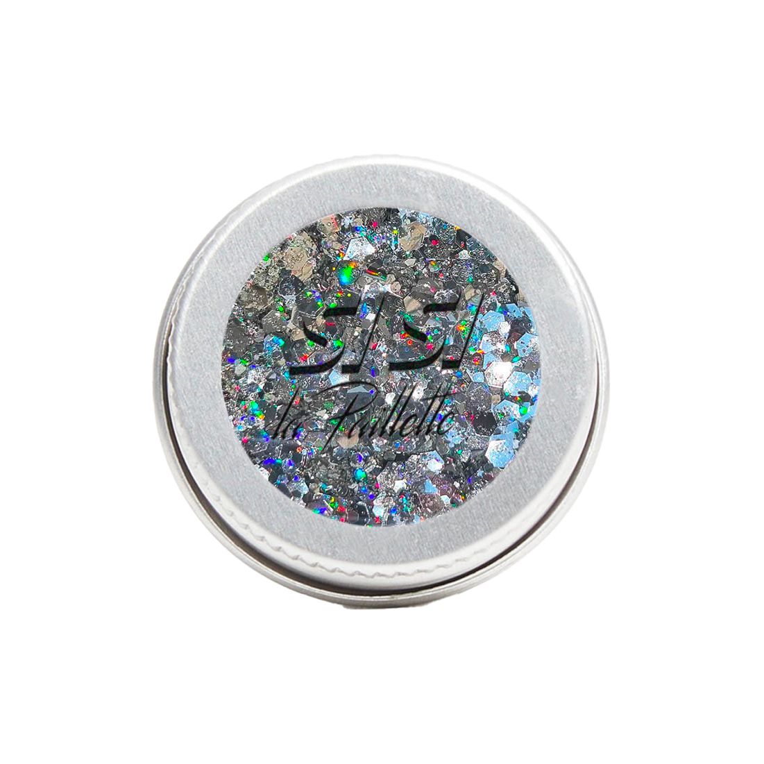 SI SI LA PAILLETTE Paillettes cosmétiques Y'holo Argent 4G