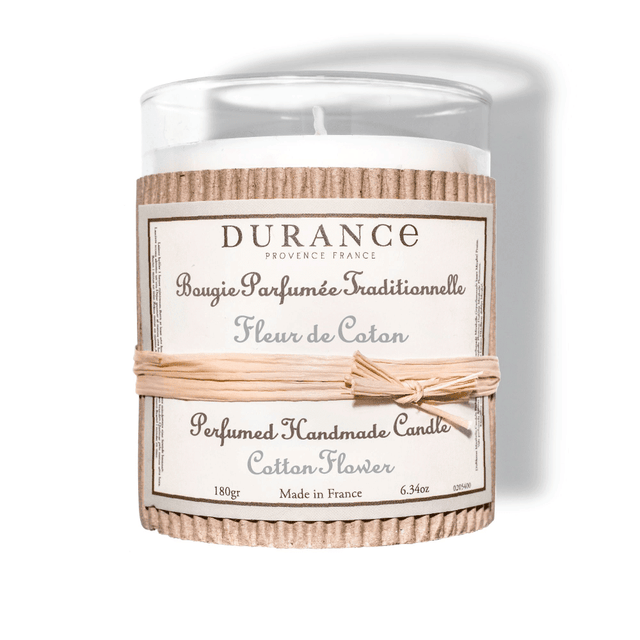 Durance Bougie parfumée TRADITIONNELLE Fleur de coton