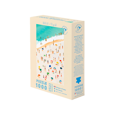 LA PETITE ÉPICERIE Puzzle Beach life par melisa bilgici Beige