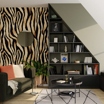 Papier peint panoramique L Coumba Chocolat Satiné