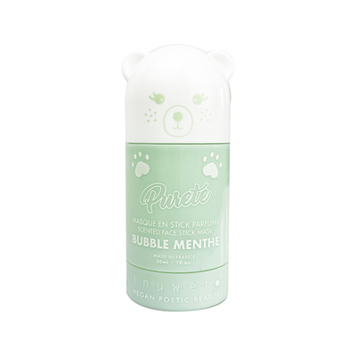 INUWET Masque crème Stick visage a l'argile - detox Vert 9ML