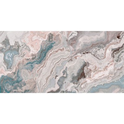 Papier peint panoramique XXL Childeric Gris perle et bleuté Satiné