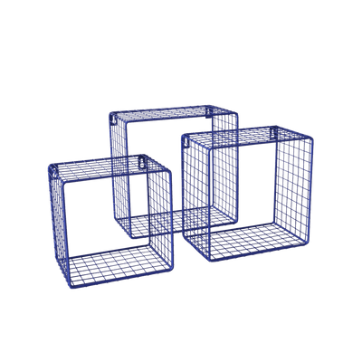 Etagère murale métallique Bamba Bleu
