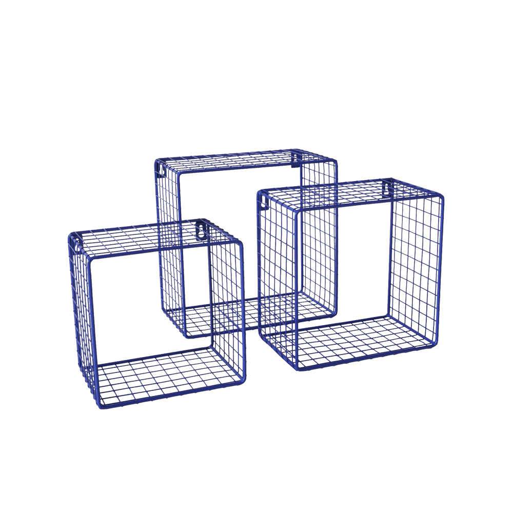Etagère murale métallique Bamba Bleu