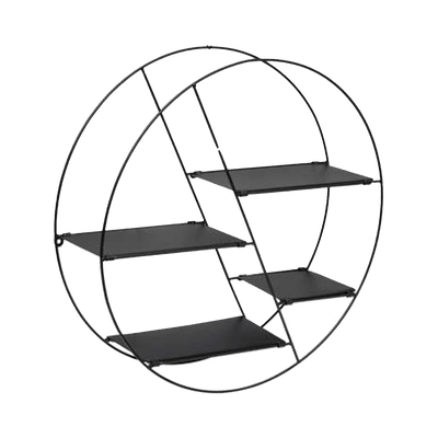 Etagère murale métallique Lara Noir