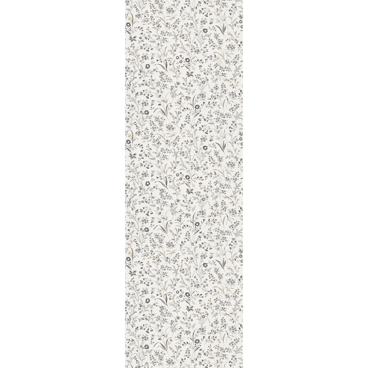 Papier peint intissé Joyce Noir et ocre