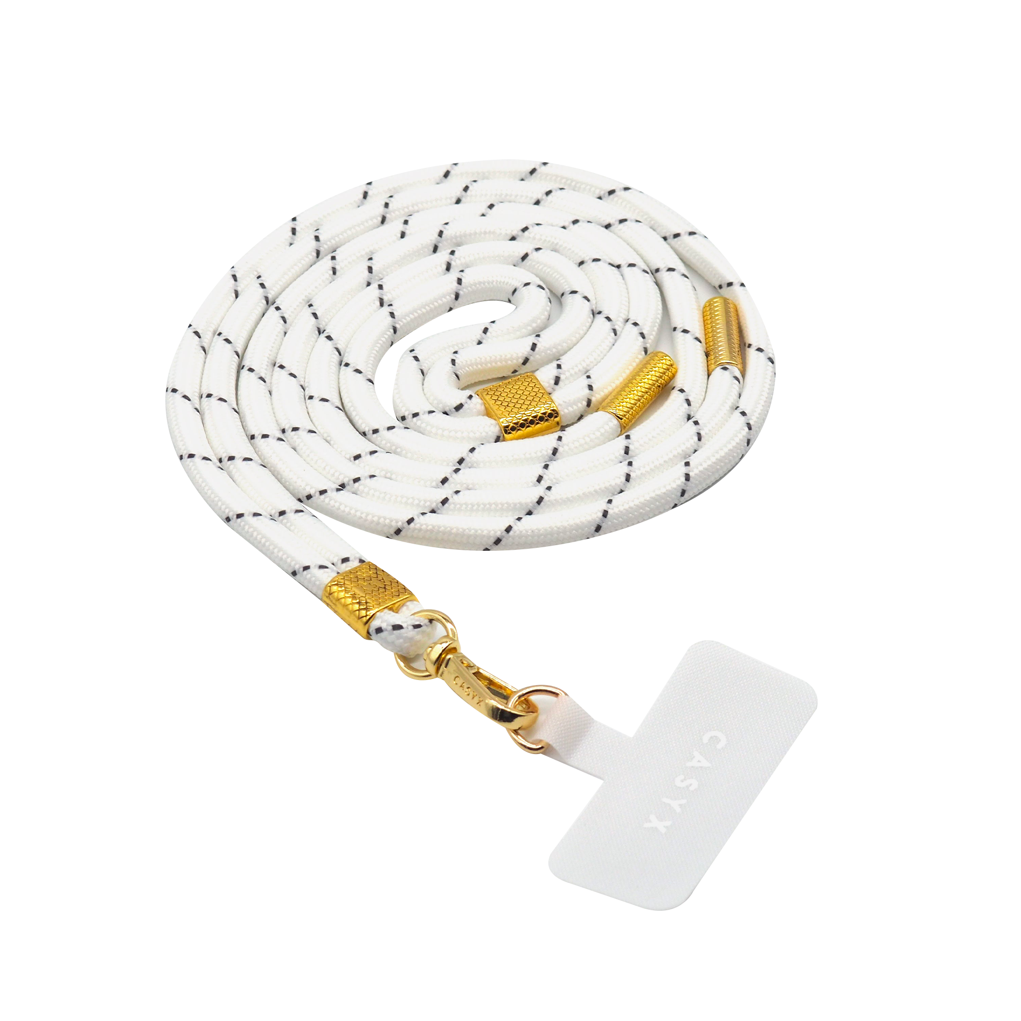 CASYX Cordon de téléphone Universel royal Blanc