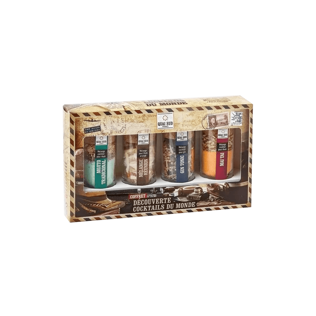 QUAI SUD Coffret Decouverte cocktails du monde 215G