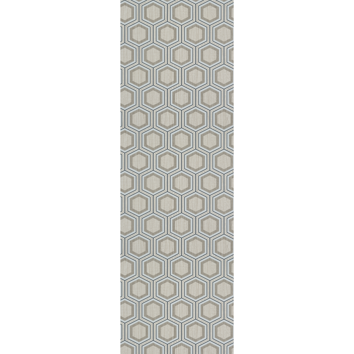 Papier peint intissé Denver Bois clair et noir