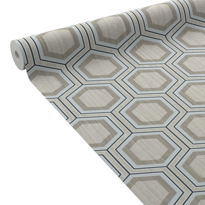 Papier peint intissé Denver Bois clair et noir