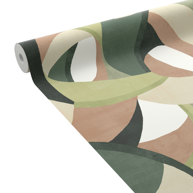 Papier peint intissé TORAYA coloris multicolore