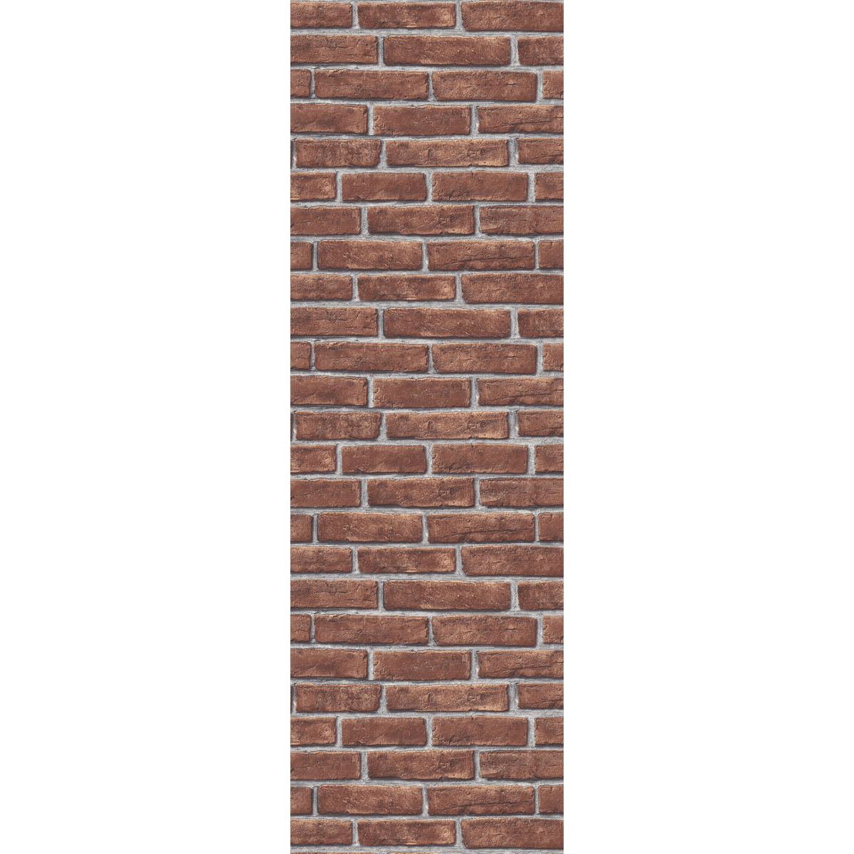 Papier peint intissé Montréal Rouge brique