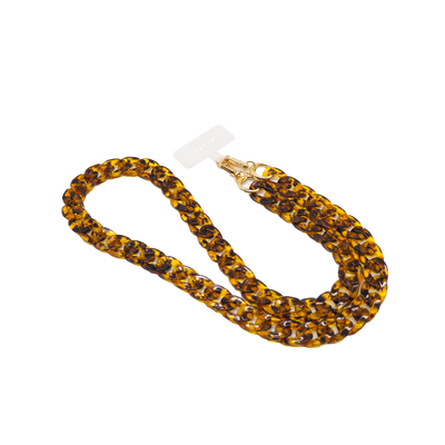 CASYX Cordon de téléphone Universel ecailles Brun