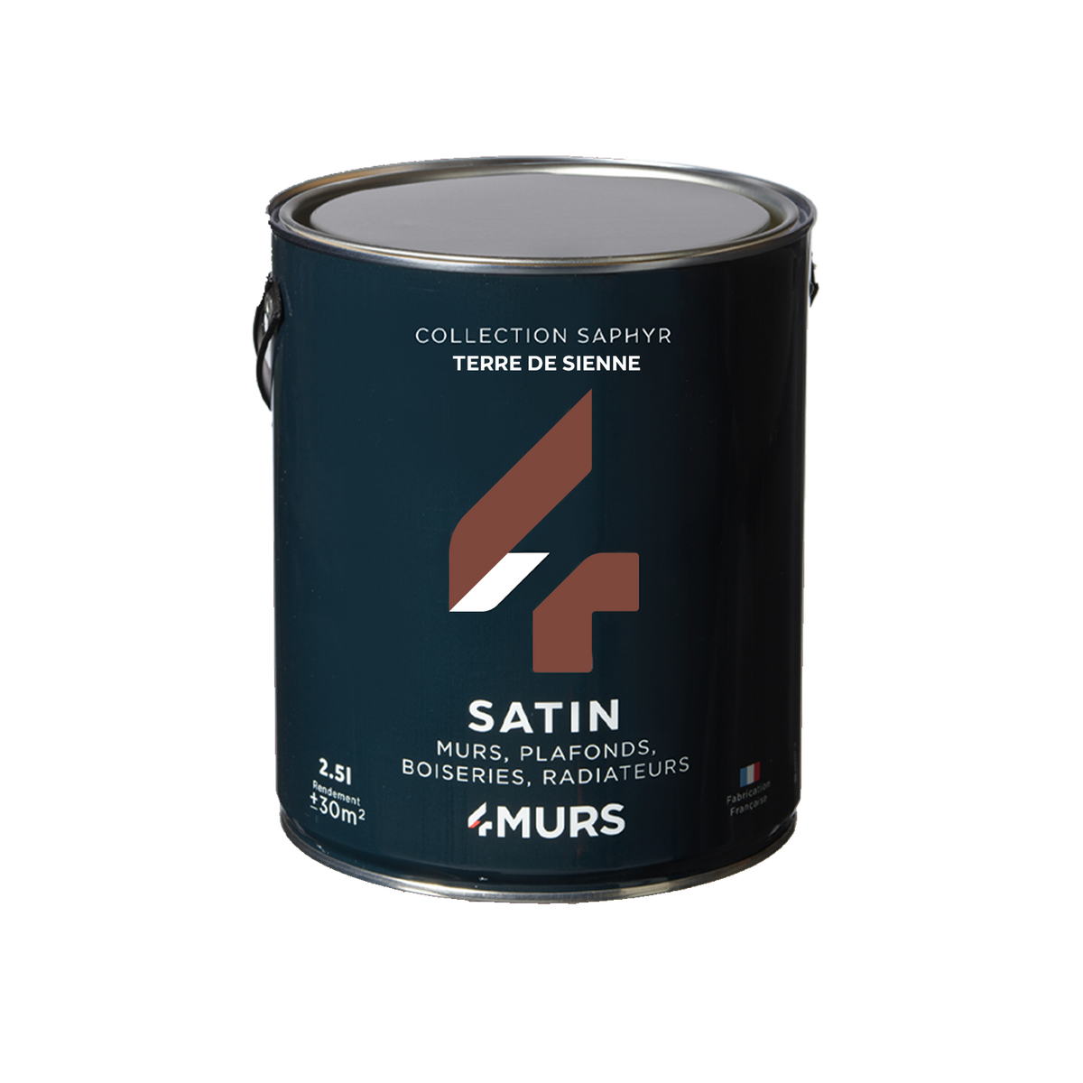 SAPHYR Peinture Saphyr Terre de sienne Satiné 2,5L