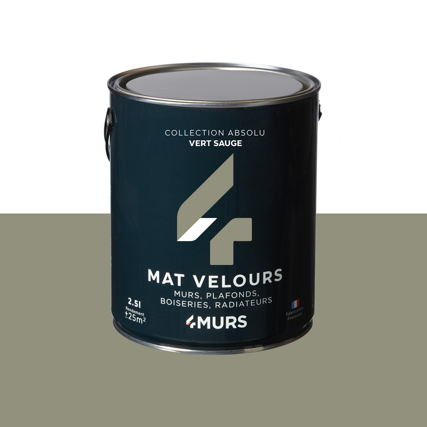 ABSOLU Peinture Absolu Vert sauge Mat 2,5L