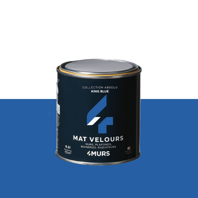 Absolu Peinture Peinture King blue Mat 0,5 L