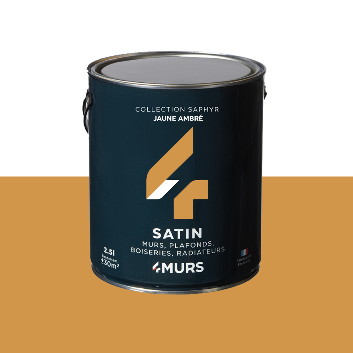 SAPHYR Peinture Saphyr Jaune ambré Satiné 2,5L