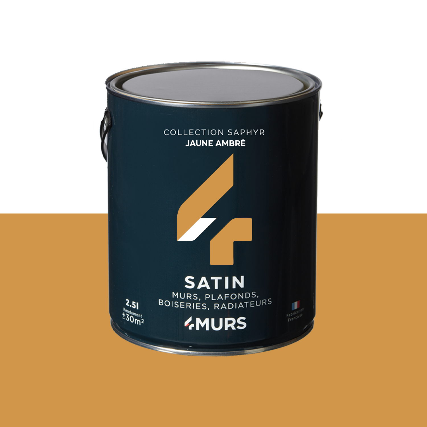 SAPHYR Peinture Saphyr Jaune ambré Satiné 2,5L