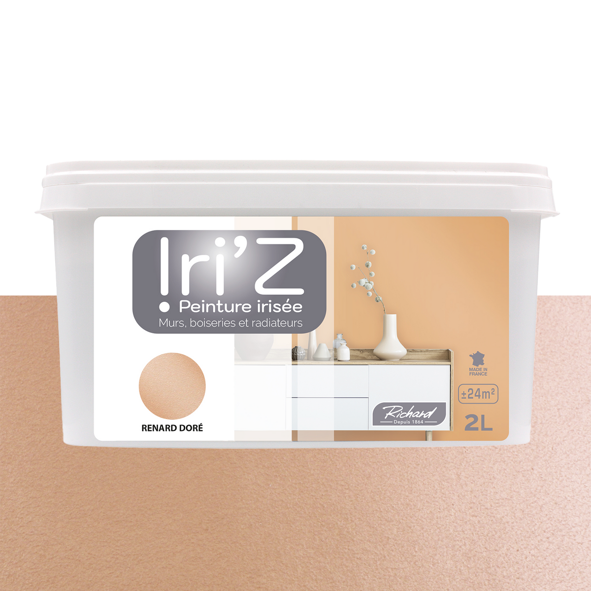 RICHARD Peinture Iriz Renard doré Brillant 2L