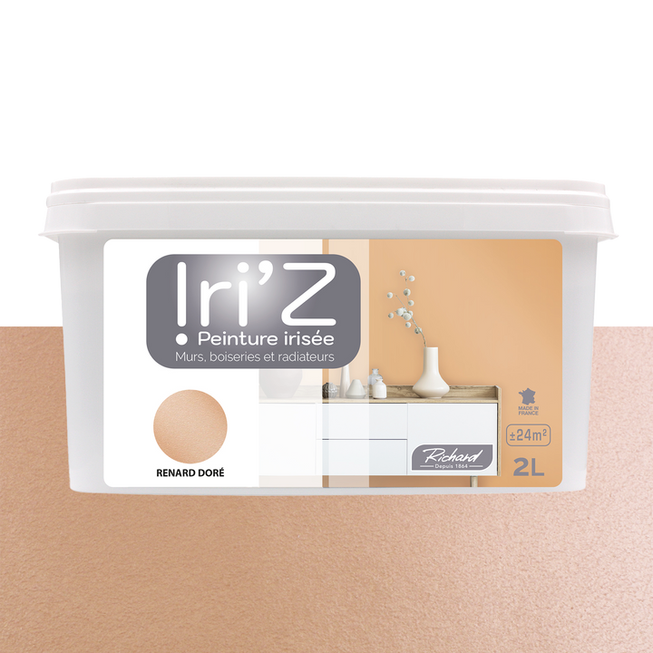 RICHARD Peinture Iriz Renard doré Brillant 2L
