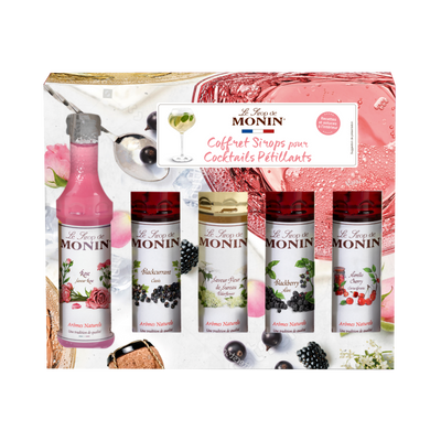 MONIN Coffret Sirops mini pétillant 250ML