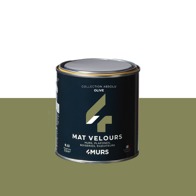 Absolu Peinture Peinture olive Mat 0,5 L