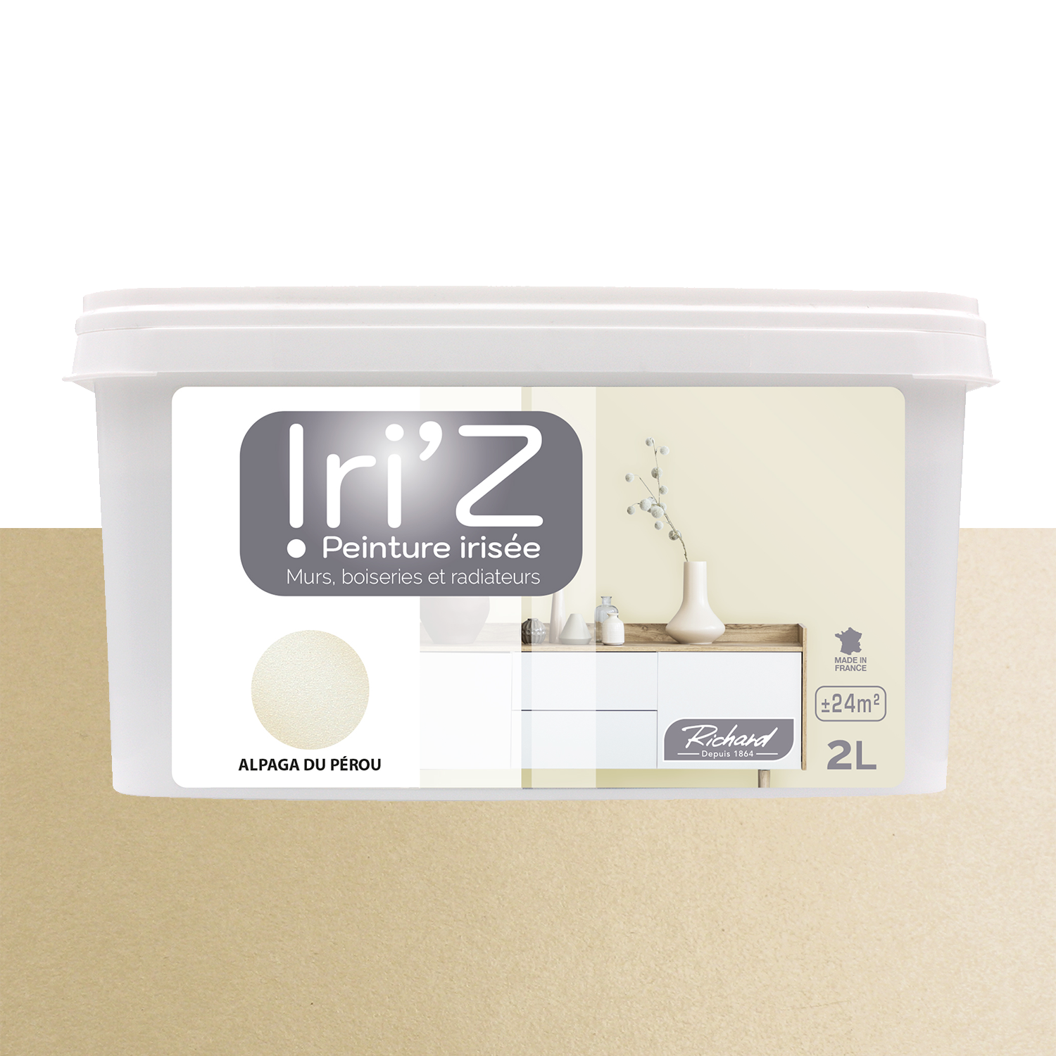RICHARD Peinture Iriz Alpaga du pérou Brillant 2L
