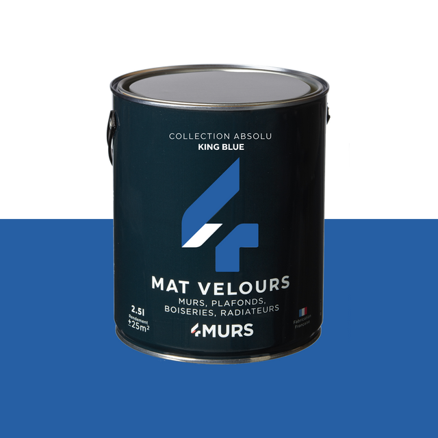 Absolu Peinture Peinture King blue Mat 2,5 L