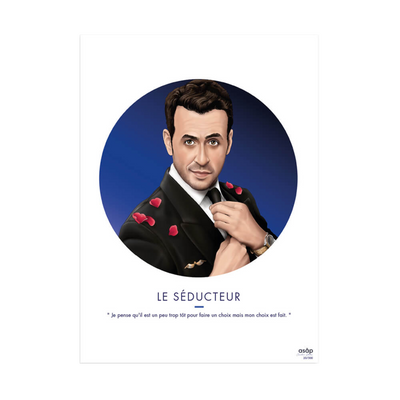 ASAP CREATIVE STUDIO Affiche Le séducteur Bleu