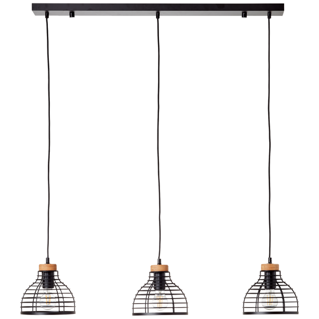 Suspension AVIA coloris noir 120 x 100 cm diamètre 100 cm