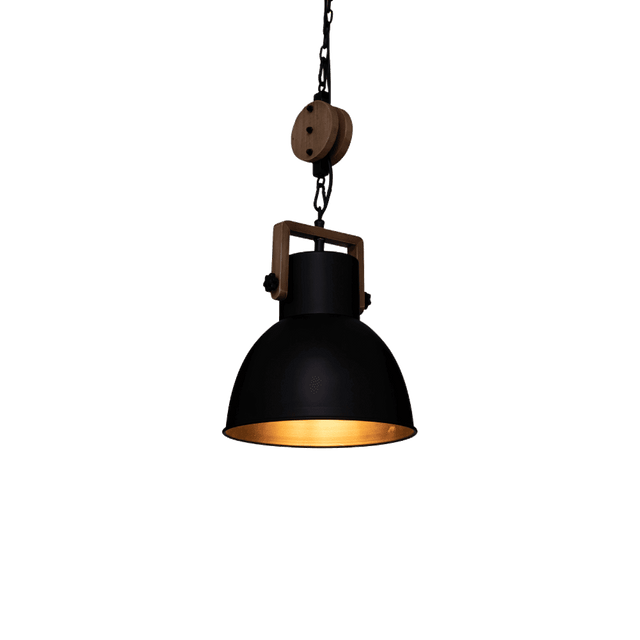 Atmosphera Suspension SILAS coloris noir 26 x 23 cm