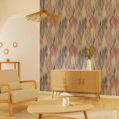 Papier peint intissé Gujarat Multicolore