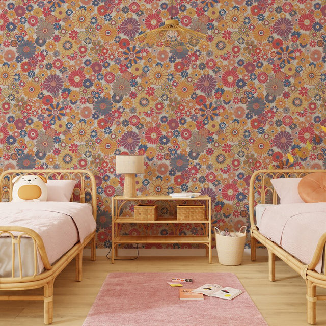 Papier peint intissé DONATILLE coloris multicolore
