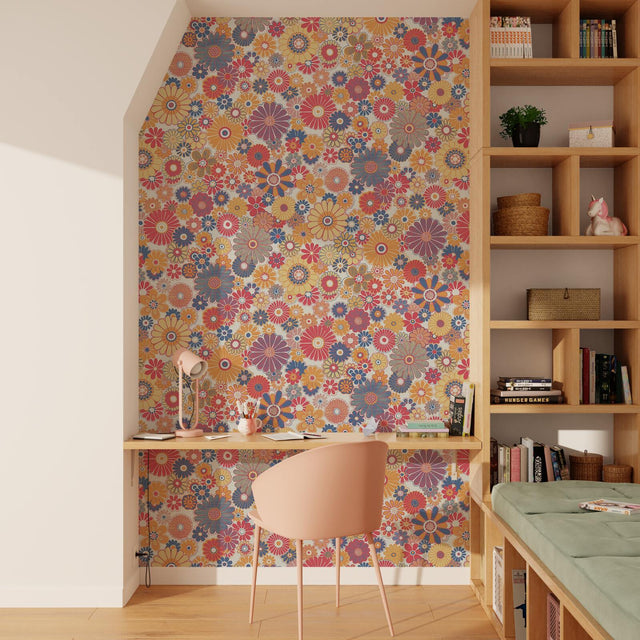 Papier peint intissé DONATILLE coloris multicolore