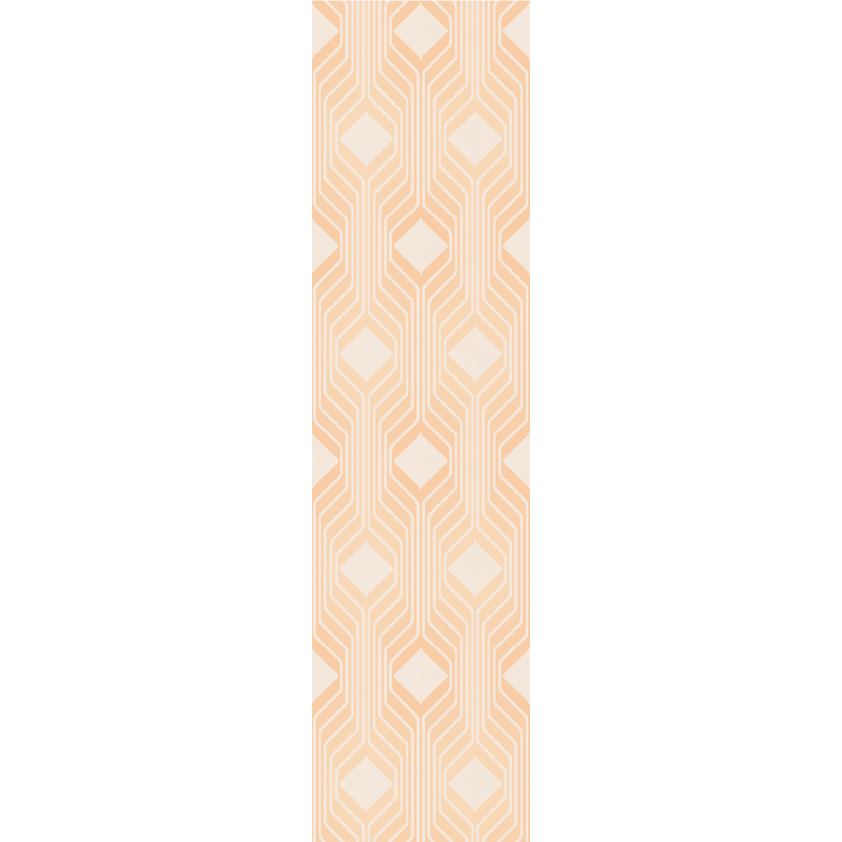 Papier peint intissé Elbée Orange rosé